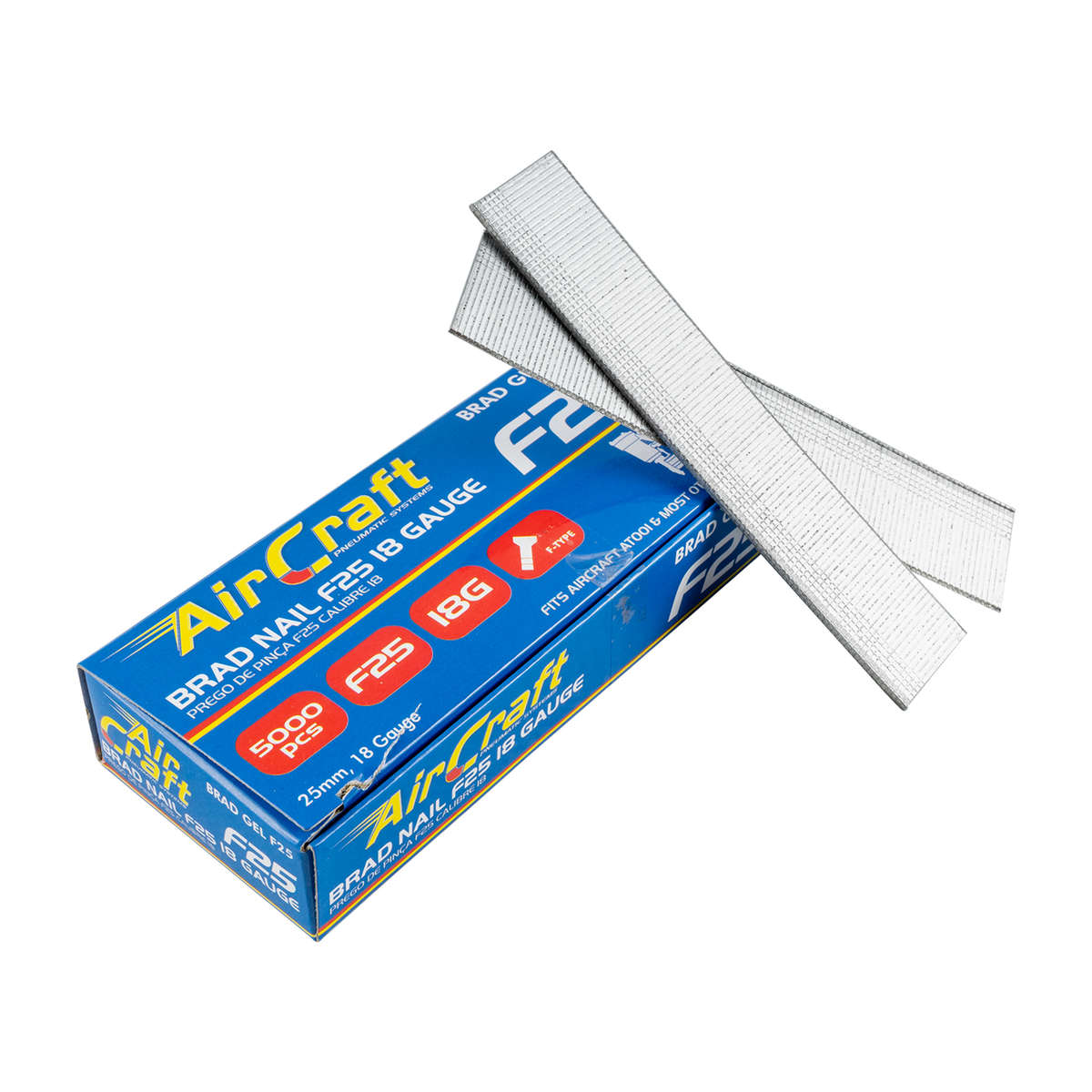 Aircraft Brad Nail 18G 25Mm (5000) For At0001