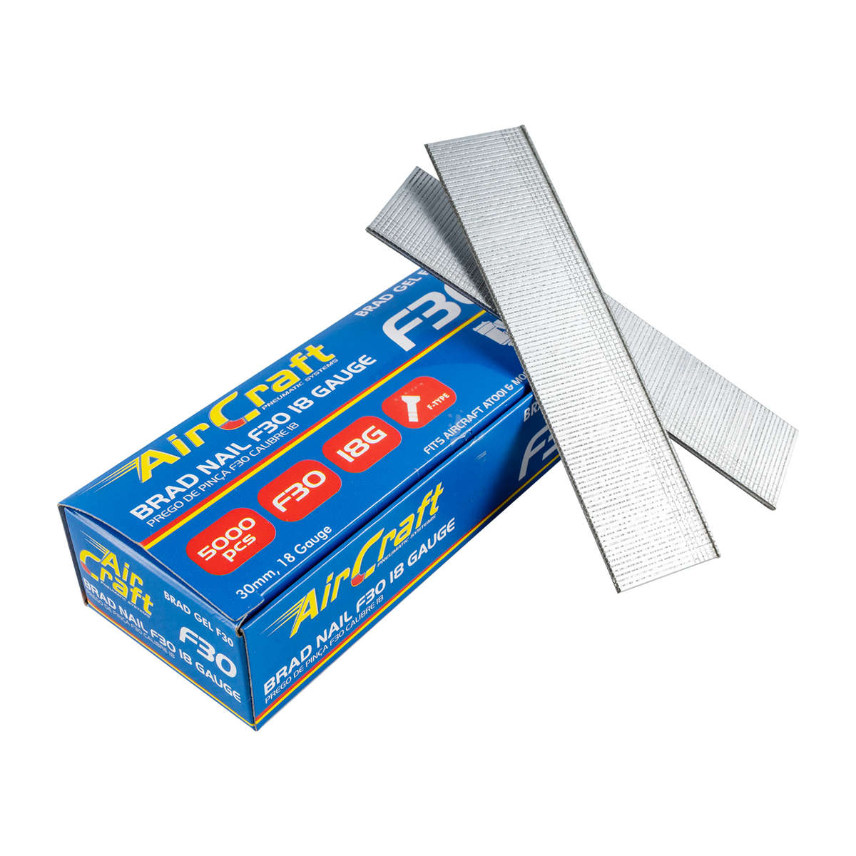 Aircraft Brad Nail 18G 30Mm (5000) For At0001