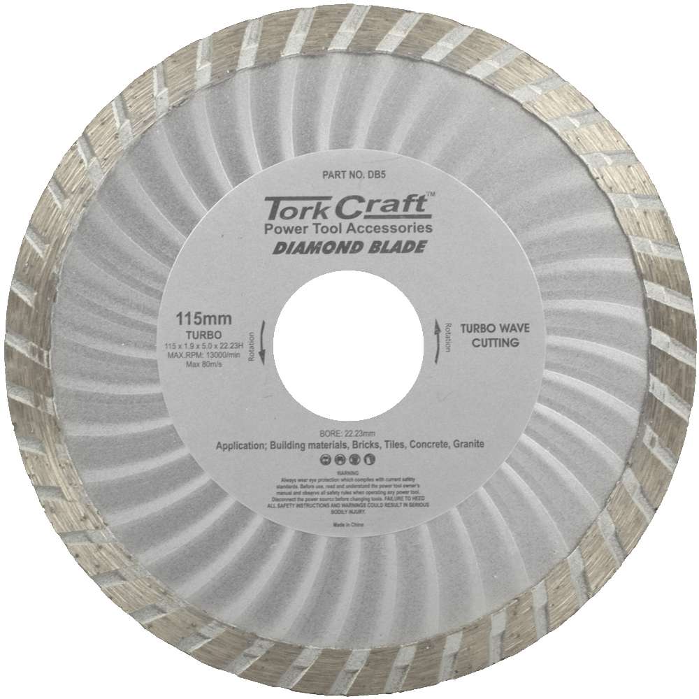 Tork Craft Diamond Blade Turbo 115Mm