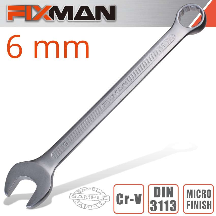 Fixman Combination Spanner 6Mmx110Mm