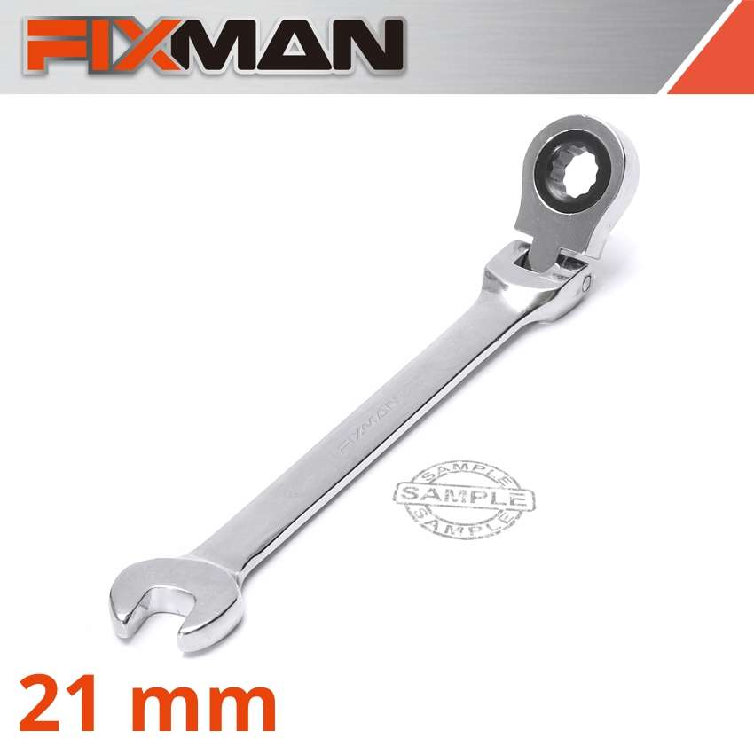 Fixman Flexible Ratchet Combination Wrench 21Mm