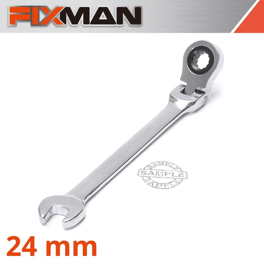 Fixman Flexible Ratchet Combination Wrench 24Mm