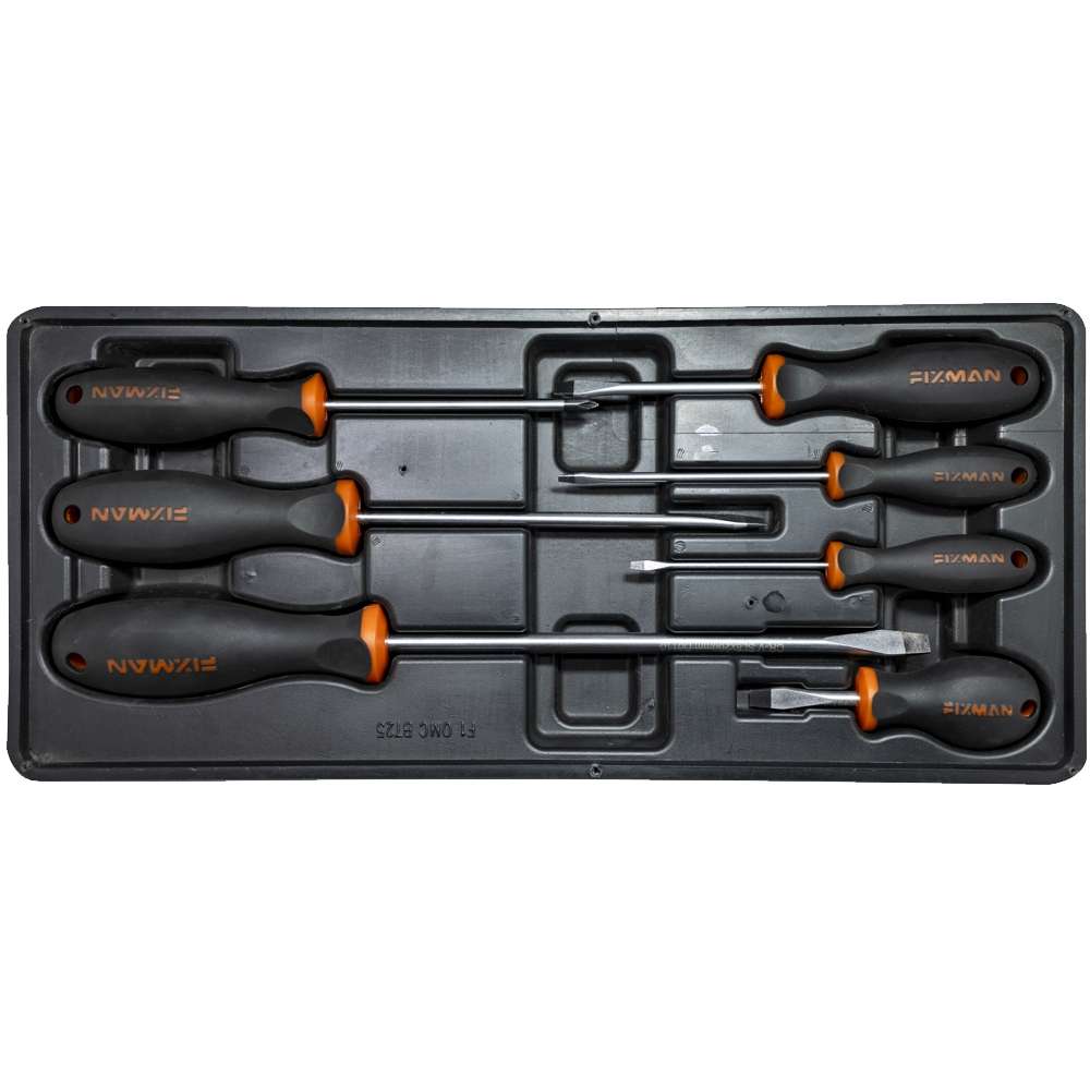 Fixman 7-Pc Slotted Screwdrivers
