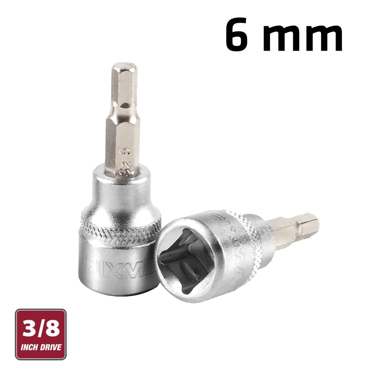 Fixman 3/8' Dr.Bit Socket 6Mm Hex Allen H6