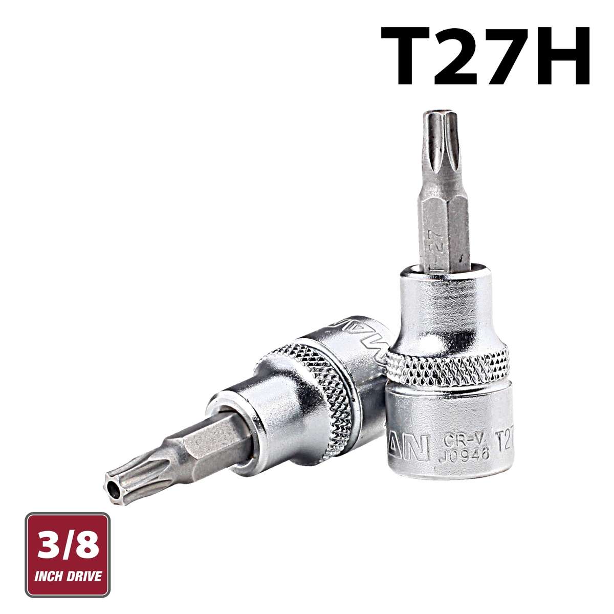 Fixman 3/8' Dr.Bit Socket T27H Torx Security