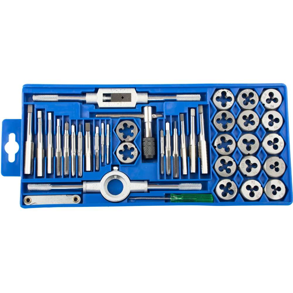 Tork Craft Tap & Die Set 39Pce In Plastic Case