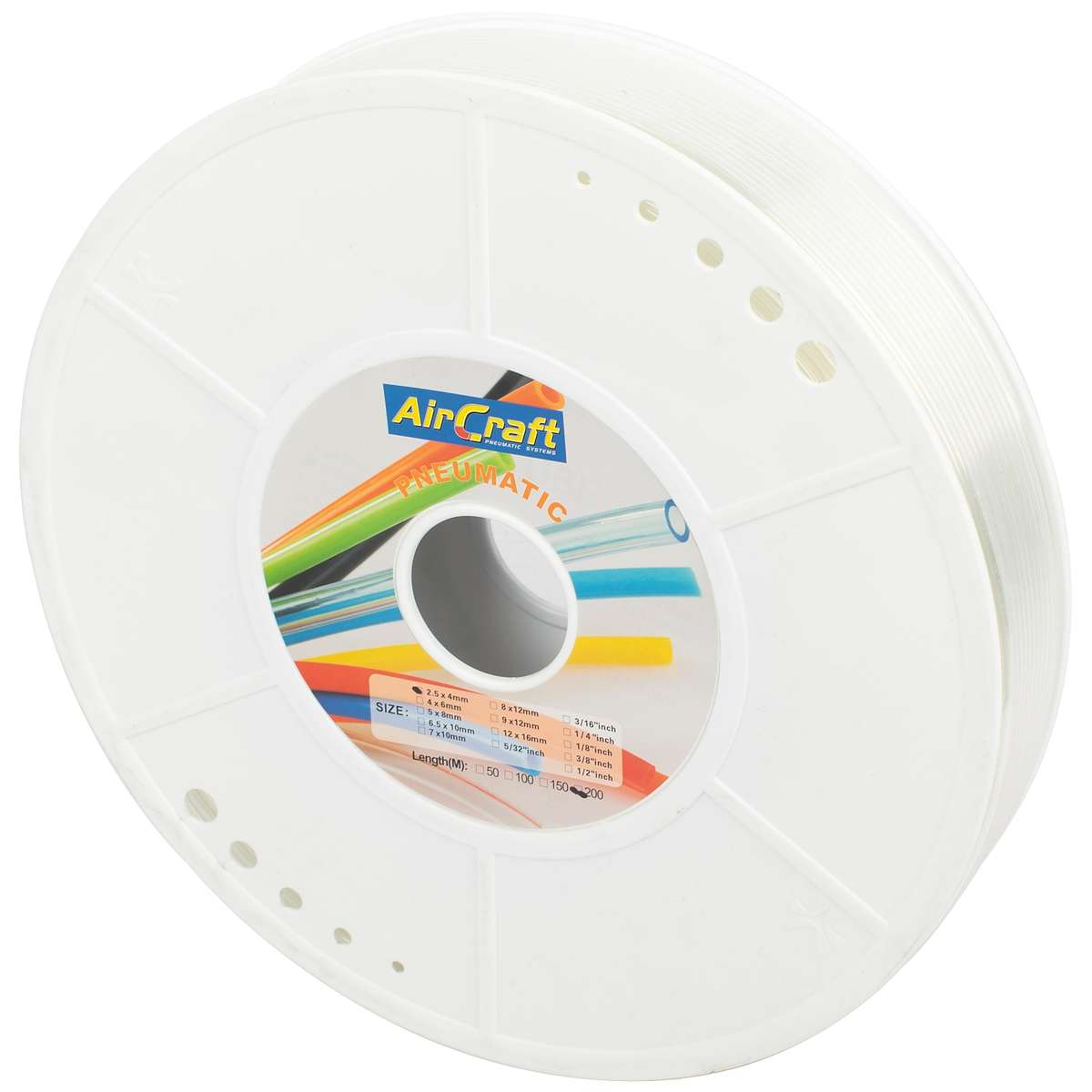 Aircraft Polyurethane Hose 4Mm O.D. Per Metre Tranp. (200M Per Roll)
