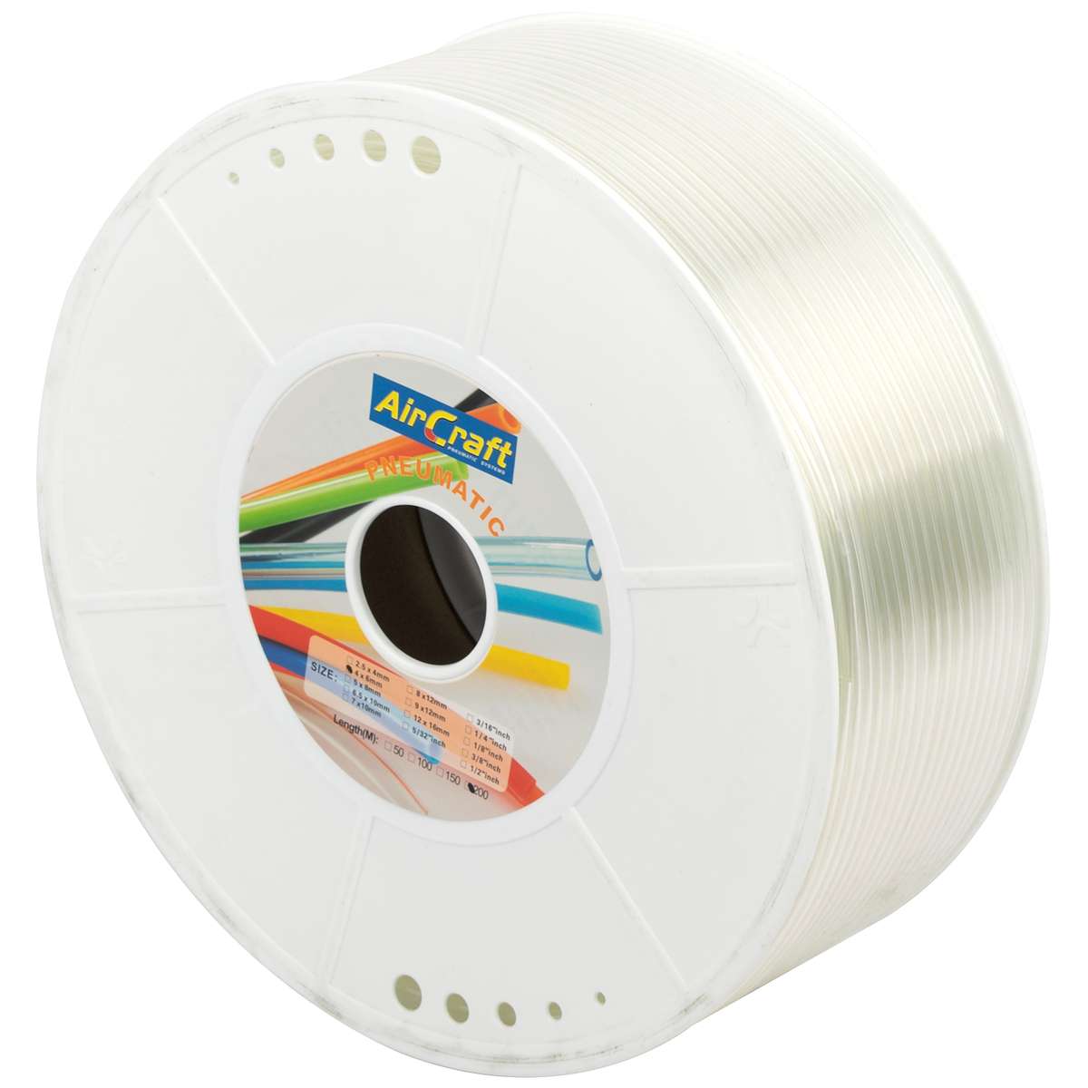 Aircraft Polyurethane Hose 6Mm O.D. Per Metre Tranp. (200M Per Roll)
