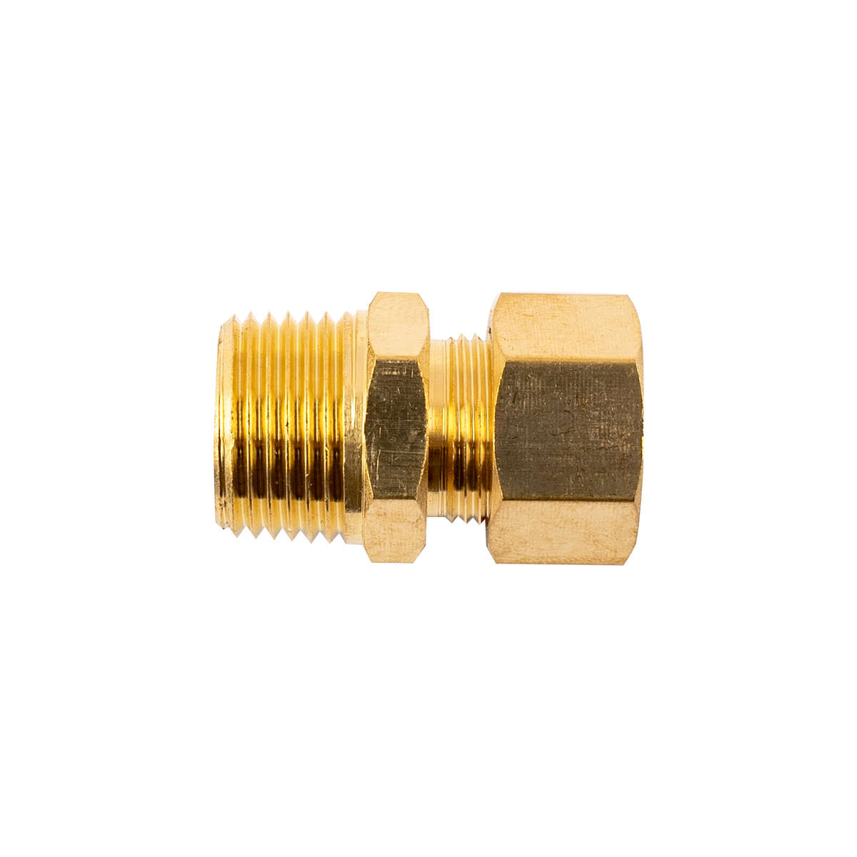 Aircraft Brass Conical Str. 3/8' Tube X 3/8' M
