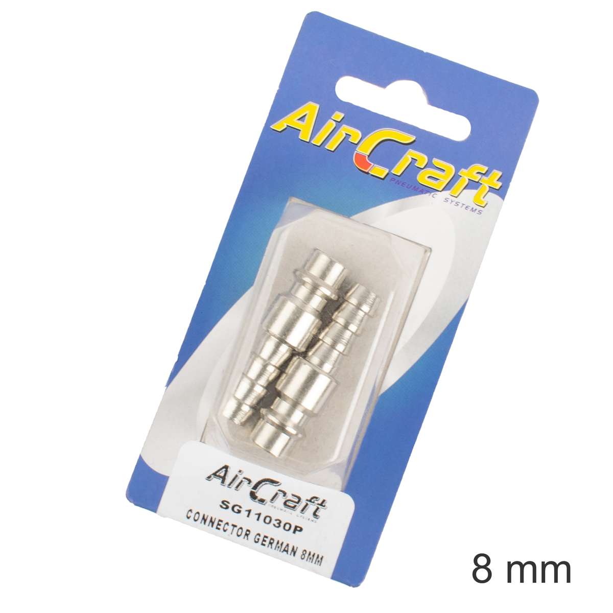 Aircraft Connector German 8Mm Hosetail 2Pc Pack