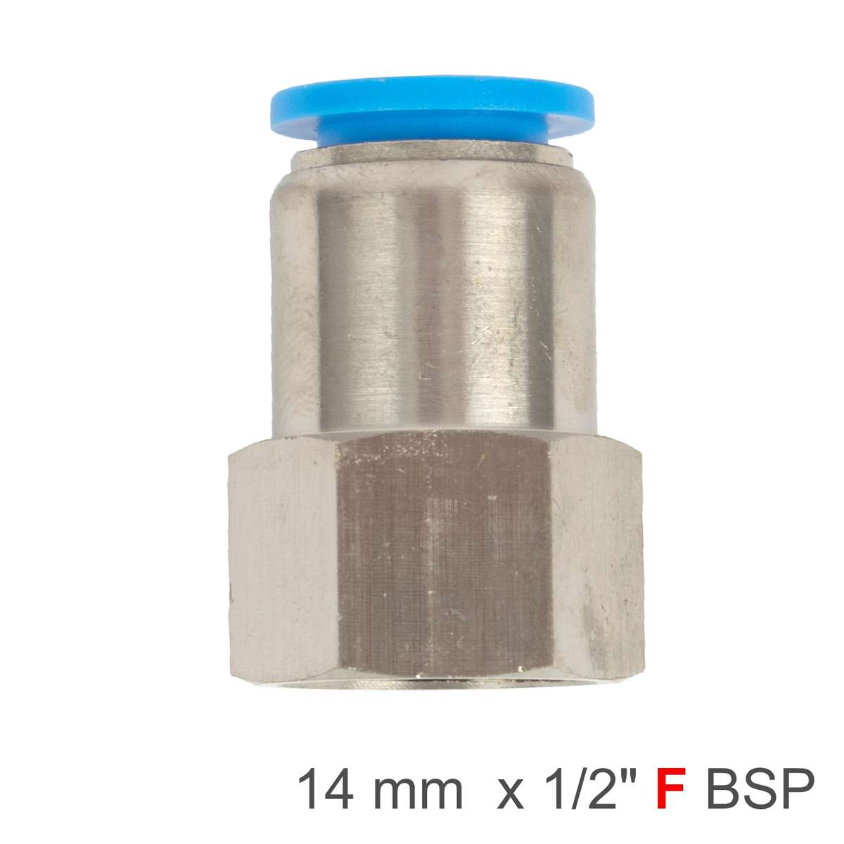 Aircraft Pu Hose Fitting Straight Stud 14Mm-1/2 F