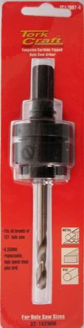 Tork Craft Mandrel Tct Hole Saw 7/16 32 - 152Mm