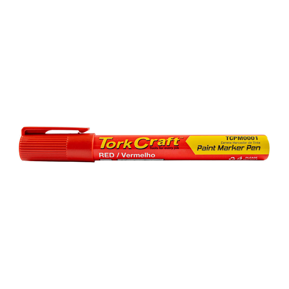 Tork Craft Paint Marker Pen 1Pc Red Bulk