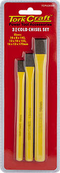 Tork Craft Cold Chisel Set 3Pc