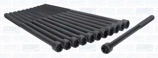 Alfa cyl head stretch bolt set (12)