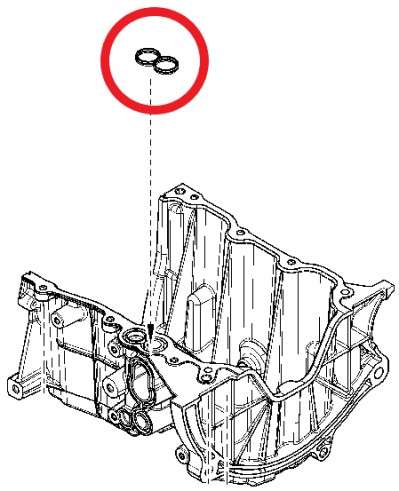 Renault sump gasket