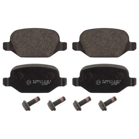 Alfa brake pad set - rear 95.5X44X16