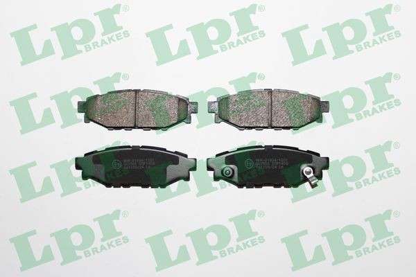 Subaru brake pad set - rear 110.3x37.4x14.5