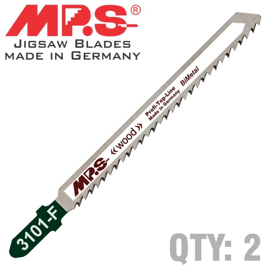 Mps Jigsaw Blade Wood Bi-Met T-Sh 10T T101Bf