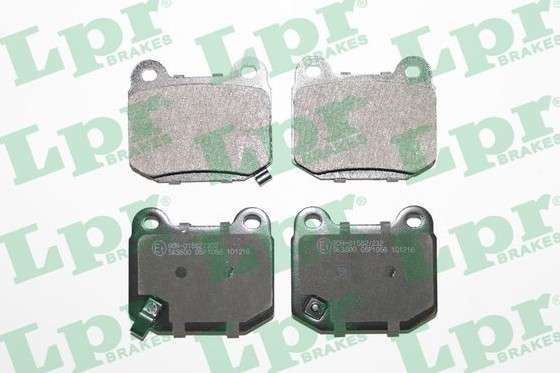 Subaru brake pad set - rear 76.6x65.7x14.3