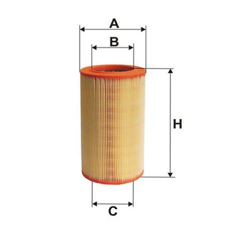 Alfa filter - air - round 261x146x96