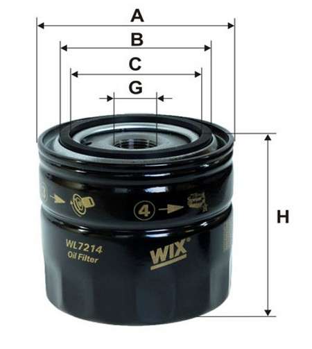 MG Filter - oil - spin-on (22x93x95)