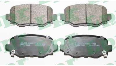 Jeep brake pad set - rear - 115.3x49.3x17.5