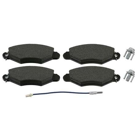 Renault brake pad set F - with sensor (130.8x47x18)