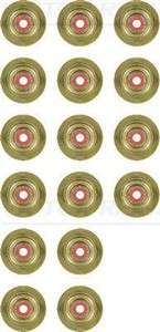 Peugeot valve stem seals-inl/exh 16pc