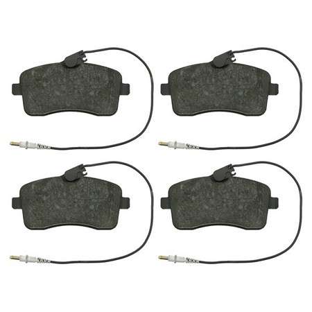 Peugeot brake pad set - front 131.3x67.2x20