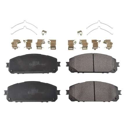 Jeep brake pad set - front - 166.8x61.7x17.5