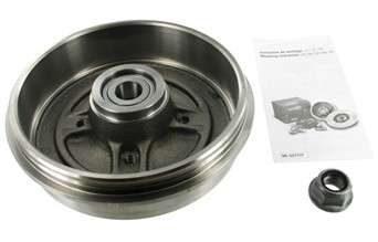 Renault brake drum - rear WITH BEARING