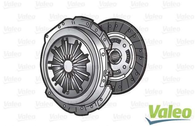 Renault clutch kit for solid f/w 2pc (225x24x21)