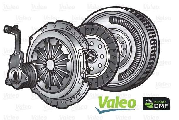 Renault clutch kit with DMF 4pc 235x21