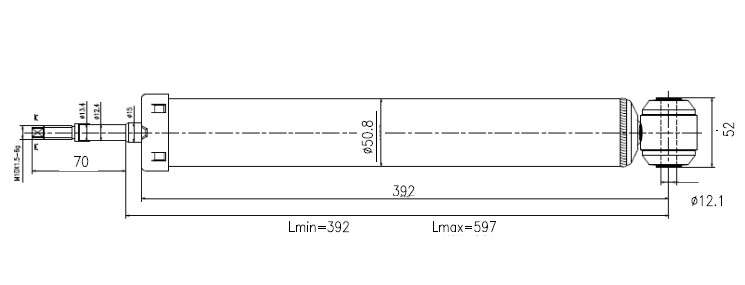 Fiat Gold shock absorber-gas-rear L or R