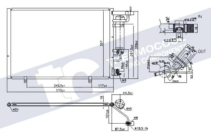 Fiat timing belt - FSD 19X116 SQUARE TEETH