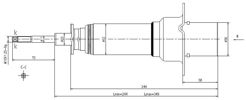 Jeep Gold shock absorber-gas - front L/R
