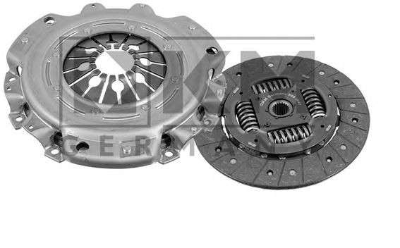 Renault clutch kit solid f/w 2pc (240x24.5x21, recess 7.9mm)