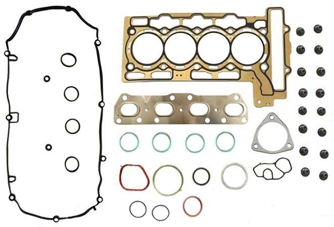 Peugeot head set w/o exh man gasket