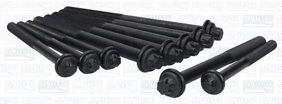 Peugeot cyl head stretch bolt set (15) - 6x190mm/4x163mm/4x116mm