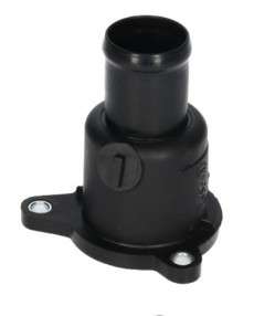 Renault Coolant flange - PLASTIC WITHOUT SIDE PIPE