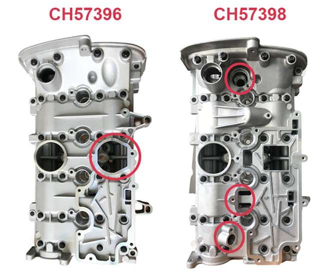 Renault cylinder head w/out valves