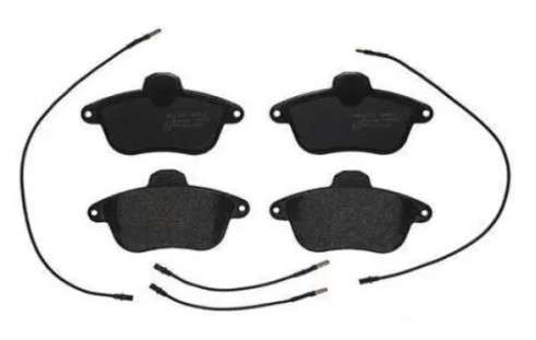 Peugeot brake pad set F - with sensor (131x73x17)
