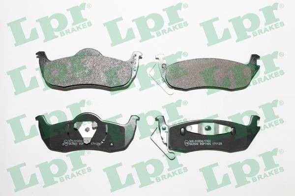 Jeep brake pad set - rear - 142x49x17.5