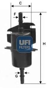 Fiat filter - fuel - EFI (175x75x9.5)