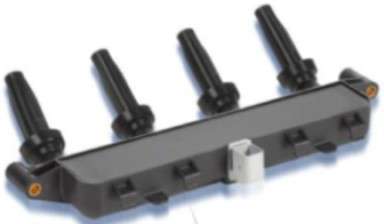 Fiat ignition coil (4 cyl) (4 PIN GREY PLUG)