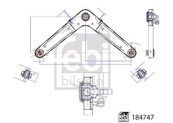 Jeep control arm-rear-lower L or R