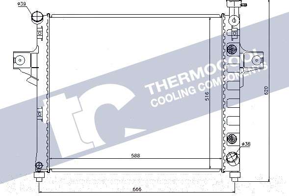 Jeep radiator-cooling-aluminium - 588x516 manual 2003-