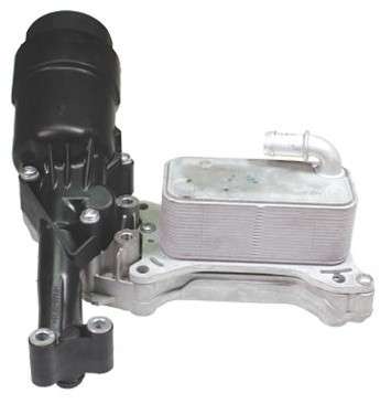 Jeep oil cooler with filter housing INCLUDES FILTER