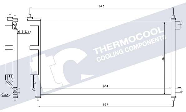 Nissan Aircon condensor 614x340